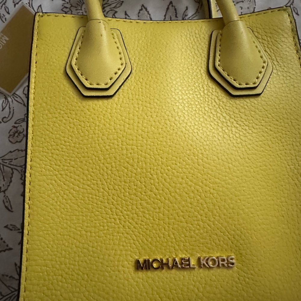 Michael Kors Vibrant Yellow Mini Tote